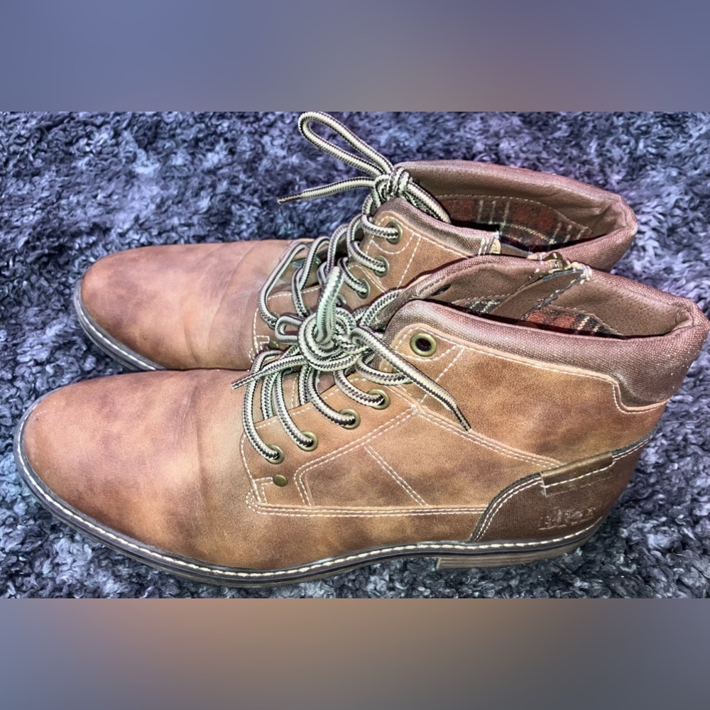 BKE Brown Leather Men's Boots